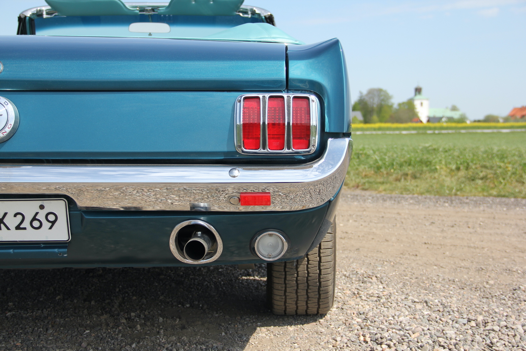 Exteriörbild på 1966 Ford Mustang 289 Cabriolet (42)
