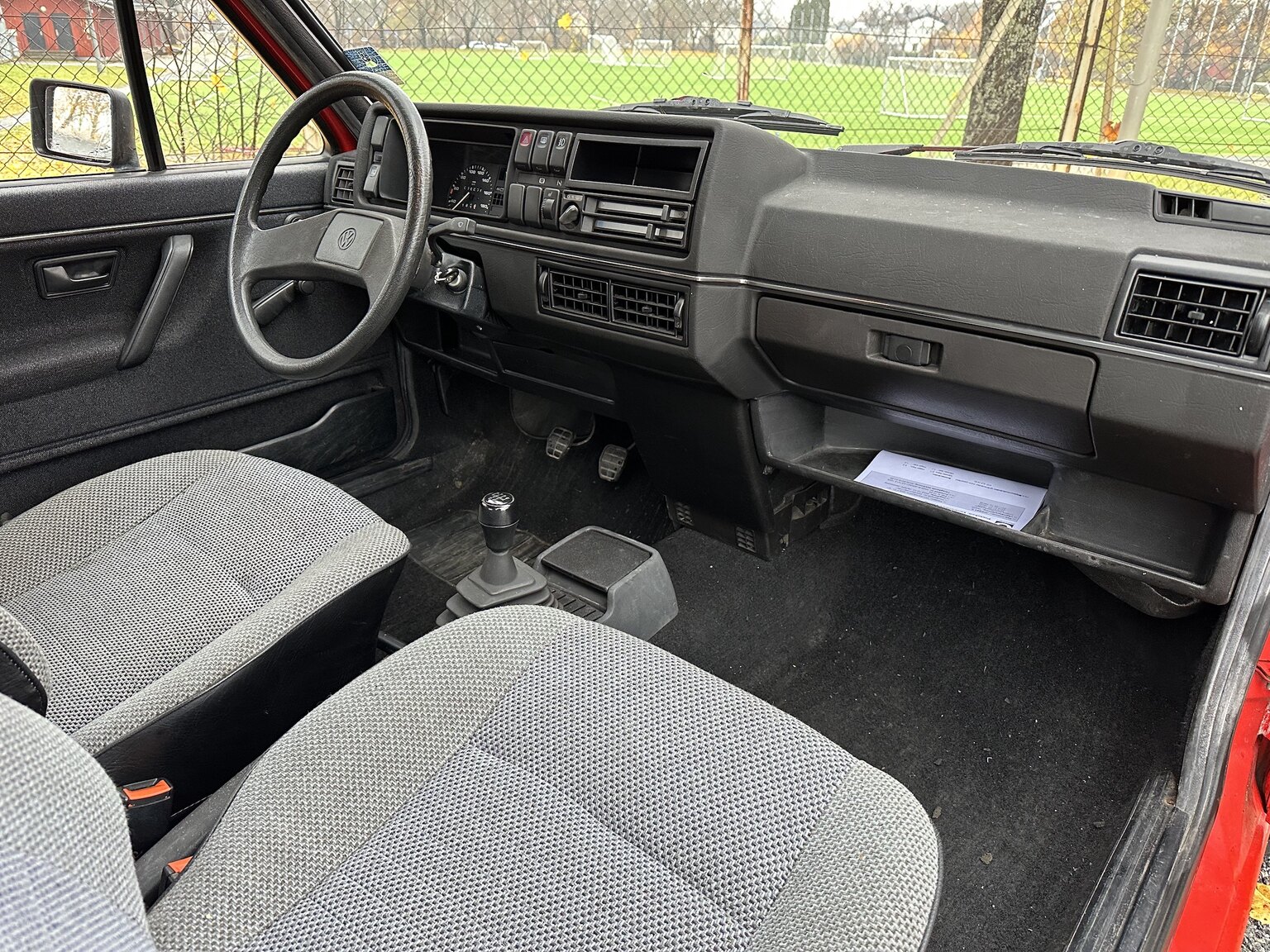 Interiörbild 1985 Volkswagen Golf CL