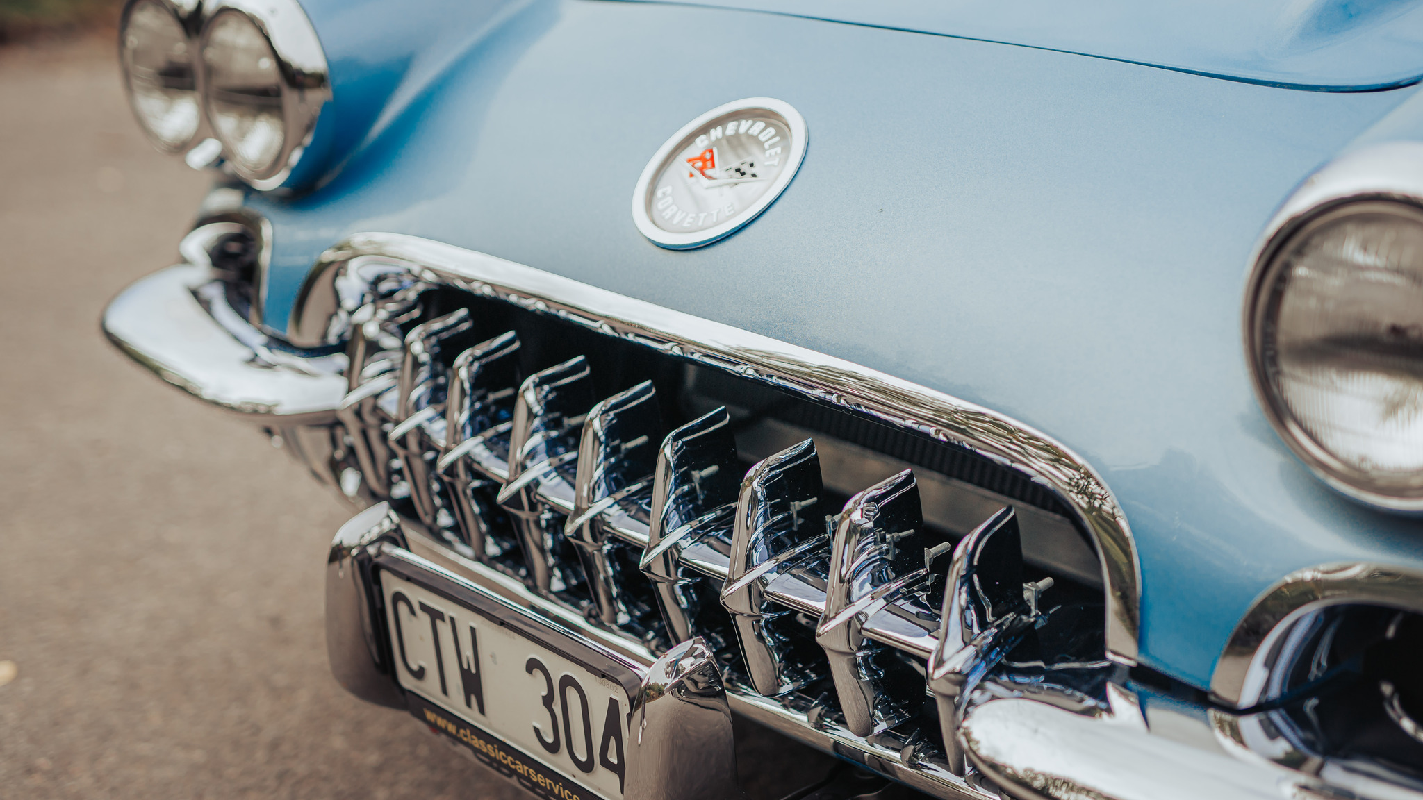 Exteriörbild på 1959 Chevrolet Corvette 1959